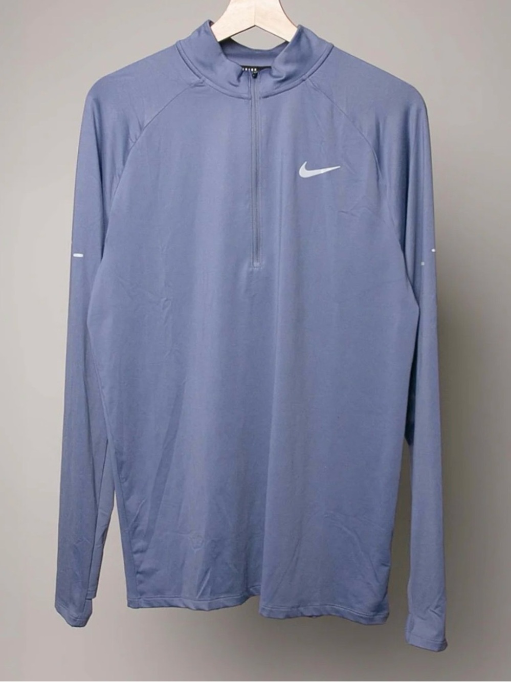 Nike Stride Running  Men’s Large Light Purple Quarter-Zip Training Top Dri Fit
